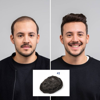 Peruca pentru barbati Ciocolatiu